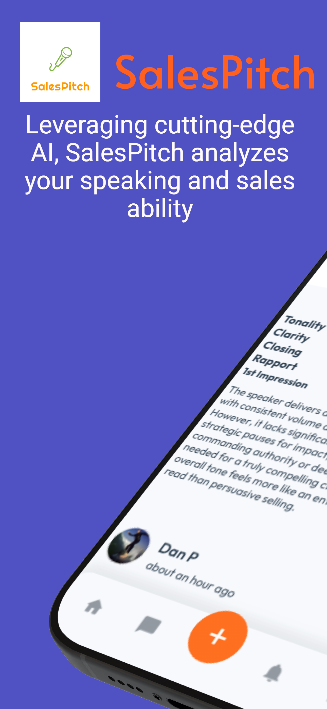 SalesPitch App Screenshot 1